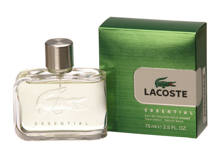 Мужская туалетная вода интернет. Lacoste Essential Eau de Toilette 125 ml. Lacoste Essential EDT 75ml. Lacoste Essential мужской 75. Lacoste Essential pour homme EDT 75ml.